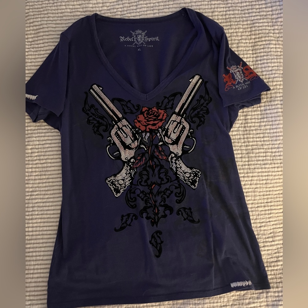 rebel spirit XL gun tee